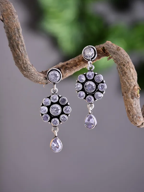 Brass_Stone_Vintage_Drop_Earrings