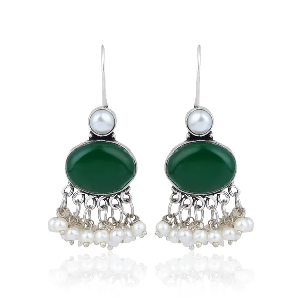 Stone_Pearl_Fringe_Drop_Earrings