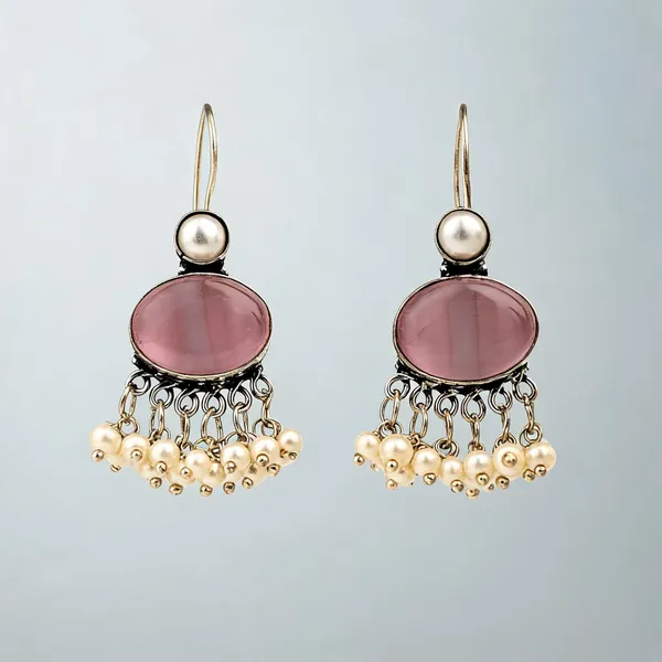 Stone_Pearl_Fringe_Drop_Earrings_Pack_Of_2