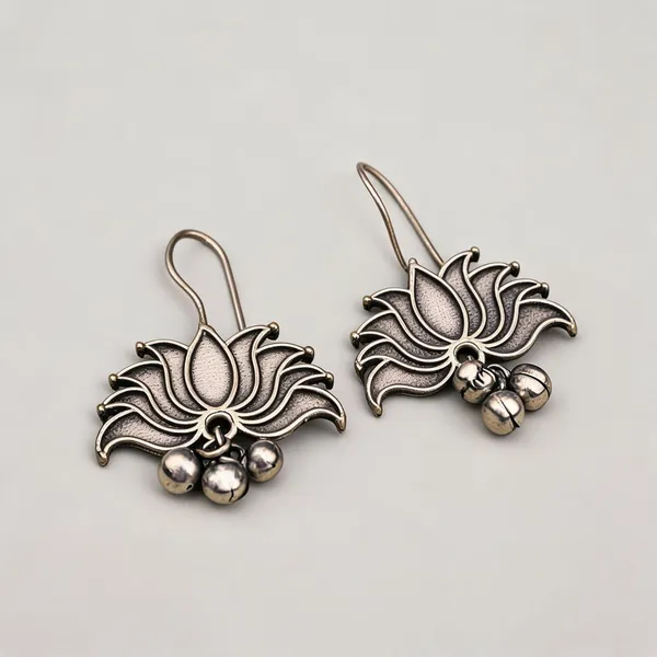 Silver_Bloom_Drop_Earrings_Pack_Of_2