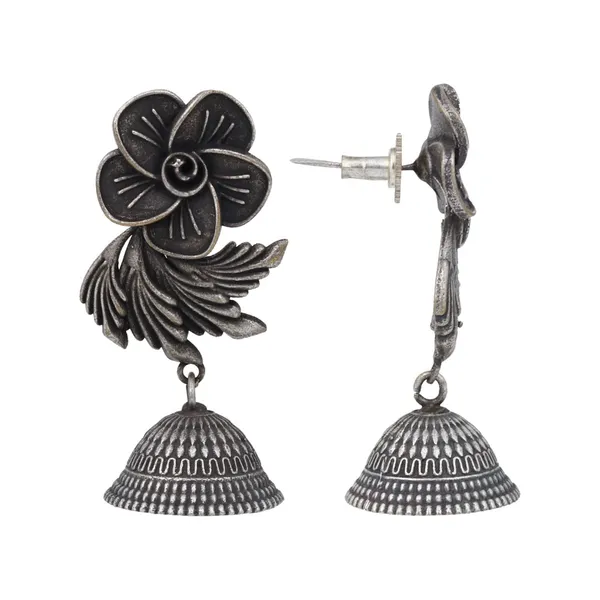 Floral_Jhumki_Statement_Earrings