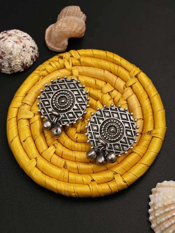 Oxidized_Circular_Tribal_Stud_Earrings