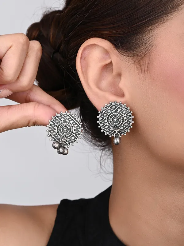 Oxidized_Circular_Tribal_Stud_Earrings