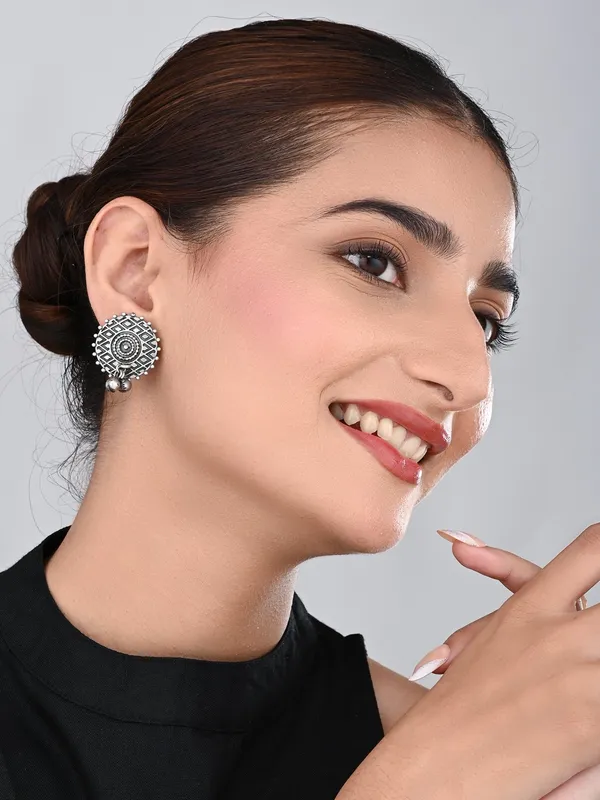 Oxidized_Circular_Tribal_Stud_Earrings