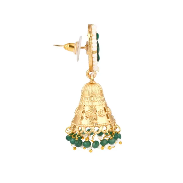 Gold_plated,Beads_&_Brass_Necklace_&_Earring_Set