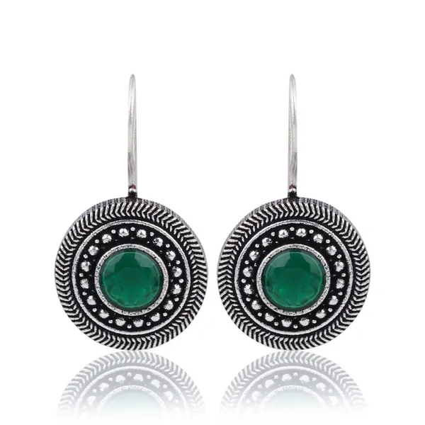Oxidised_Pendant_Necklace_Set_with_Matching_Drop_Earrings