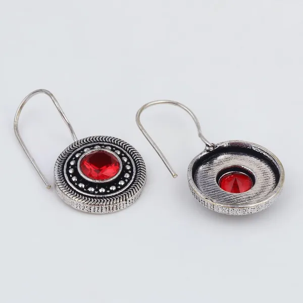 Oxidised_Pendant_Necklace_Set_with_Matching_Drop_Earrings
