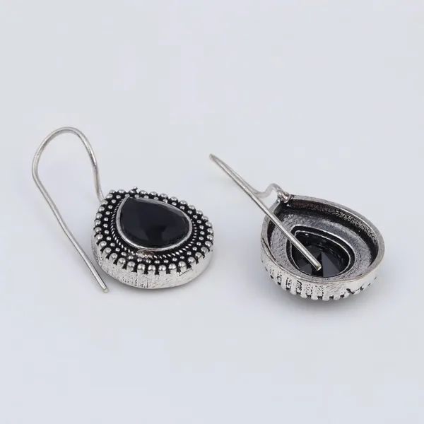 Oxidised_Teardrop_Pendant_Necklace_Set_with_Matching_Drop_Earrings