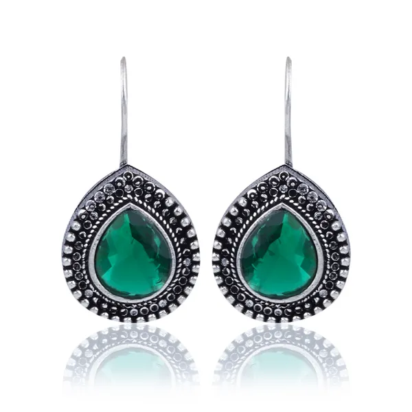 Oxidised_Teardrop_Pendant_Necklace_Set_with_Matching_Drop_Earrings
