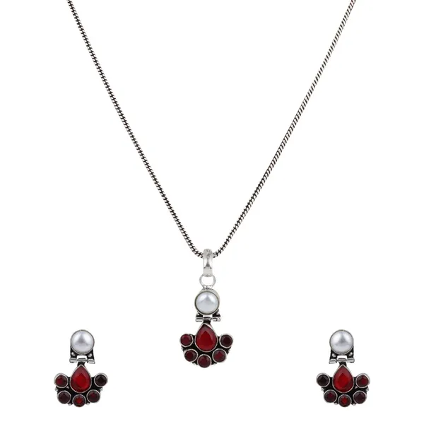 Floral_Crystal_Pendant_Necklace_Set_with_Matching_Stud_Earrings