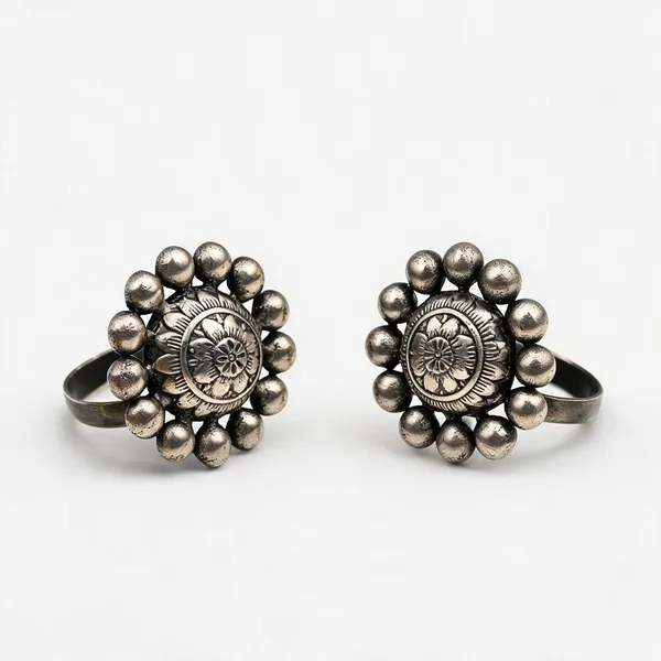 Handcrafted_Oxidised_Silver_Floral_Statement_Ring_Pack_Of_2