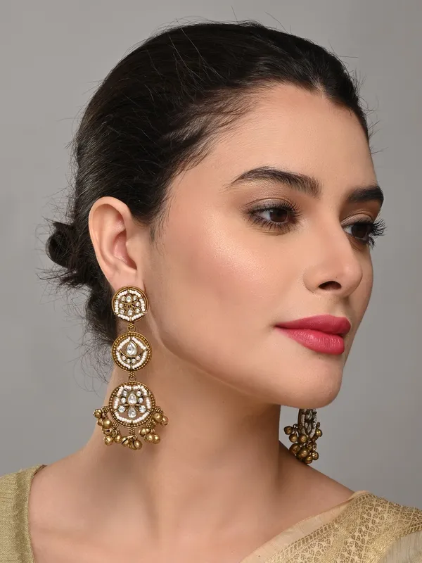Antique_Gold_Drop_Earrings_With_Ghungroo_Charm