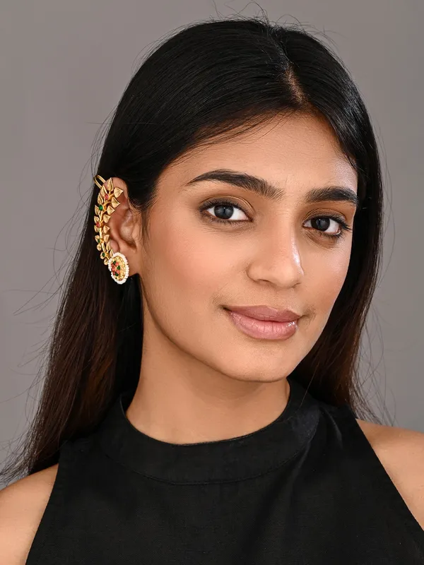 Flower_Bloom_Copper_Jhumka_Earrings