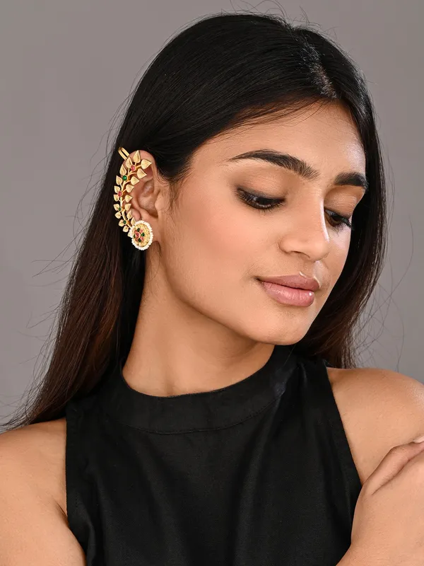 Flower_Bloom_Copper_Jhumka_Earrings