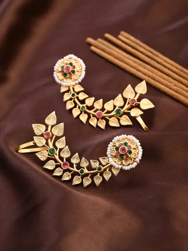 Flower_Bloom_Copper_Jhumka_Earrings