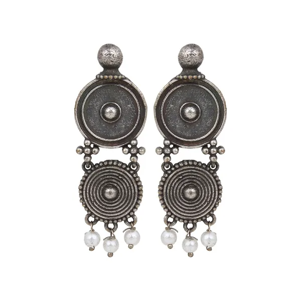 Antique_Layered_Circle_Drop_Earrings