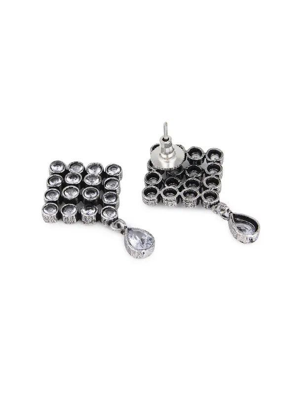 Crystal_Lattice_Silver_Drop_Earrings