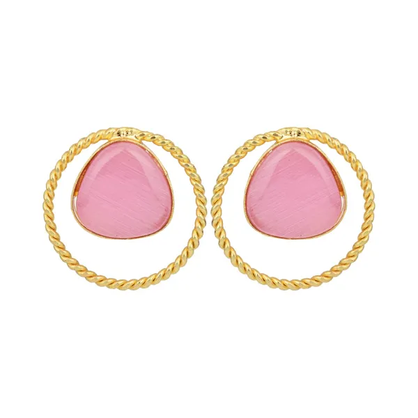 Gold_Plated_Stone_Hoop_Stud_Earrings
