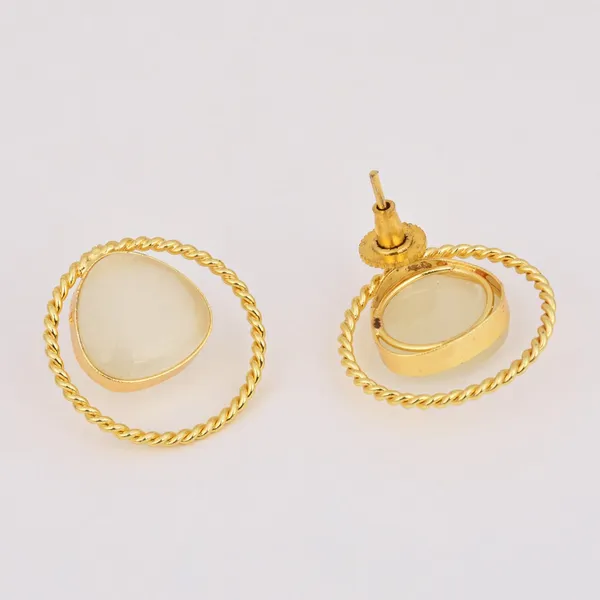 Gold_Plated_Stone_Hoop_Stud_Earrings
