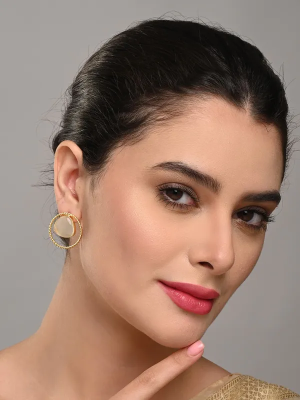 Gold_Plated_Stone_Hoop_Stud_Earrings