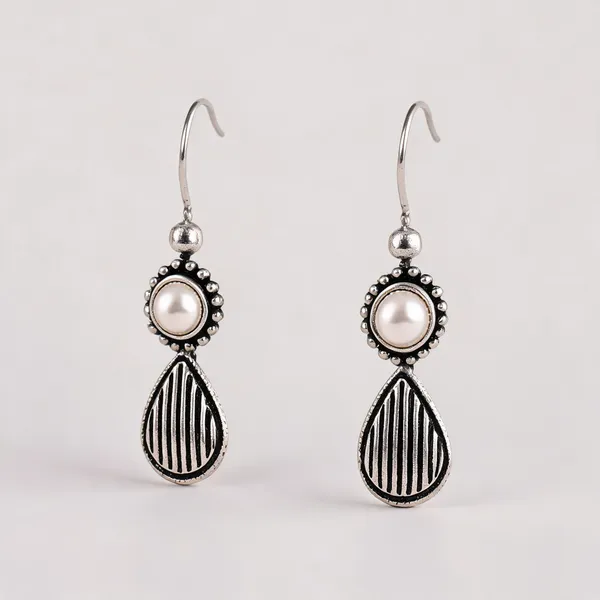 Silver_Plated_Drop_Earring_Pack_Of_2