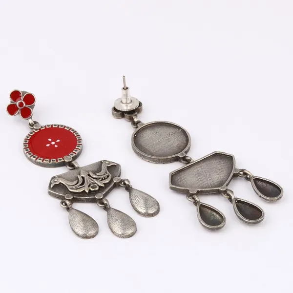 Handpainted_Camel_drop_earring