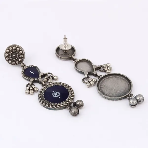 Hand_Painted_Circular_Drop_Earrings