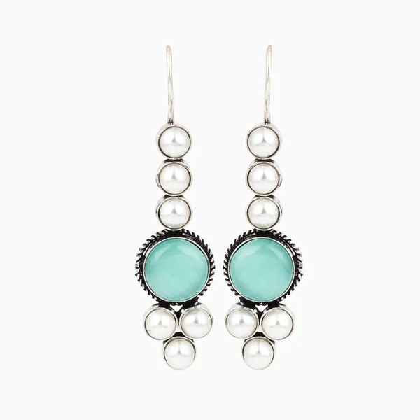 Pearl_&_Stone_Drop_Earring