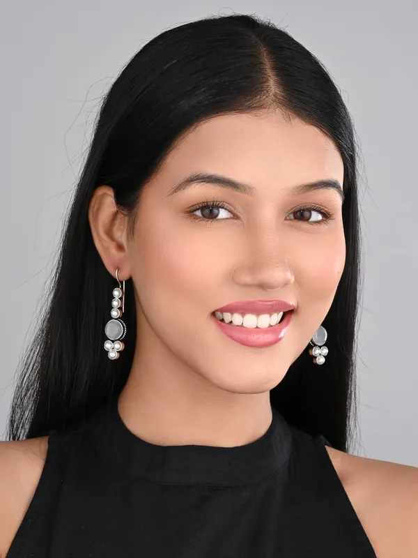 Pearl_&_Stone_Drop_Earring
