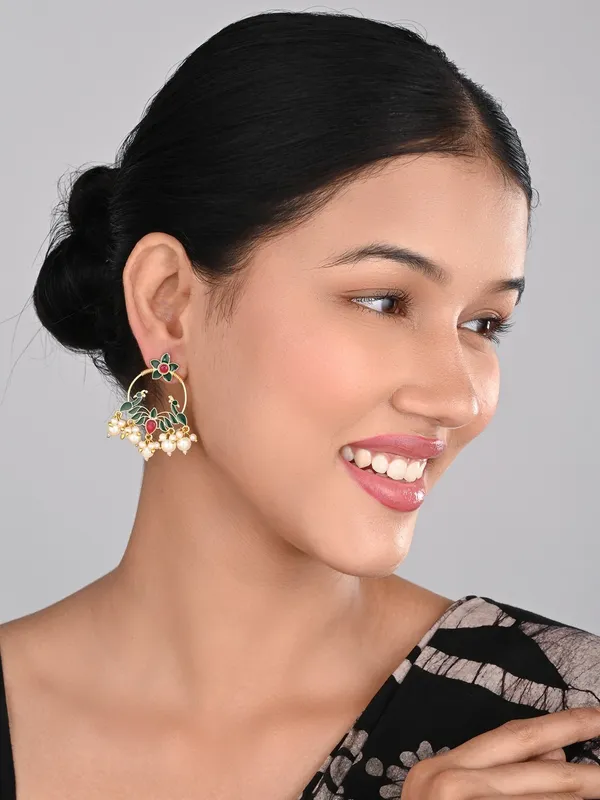 Gold-Plated_Chandbali_Earrings_with_AD_Stones_&_Meenakari