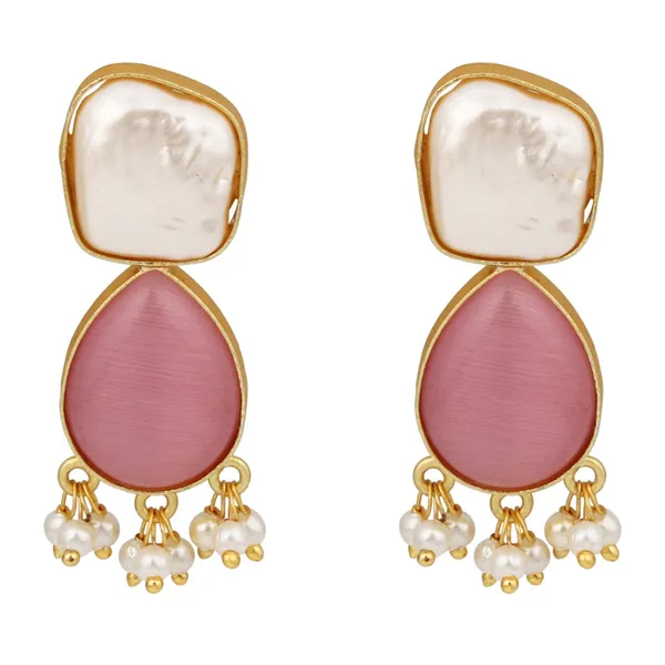 Gold-Plated_Drop_Earrings_with_Monalisa_Stone_&_Baroque_Pearl