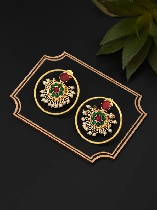 Gold_plated_Circular_Stud
