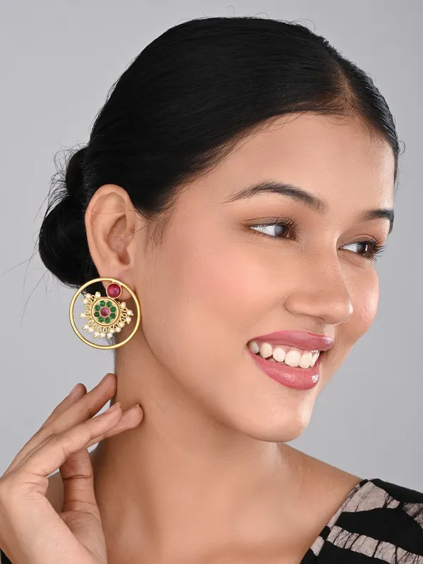 Gold_plated_Circular_Stud