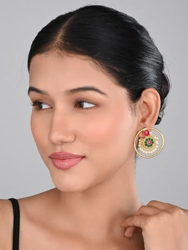 Gold_plated_Circular_Stud