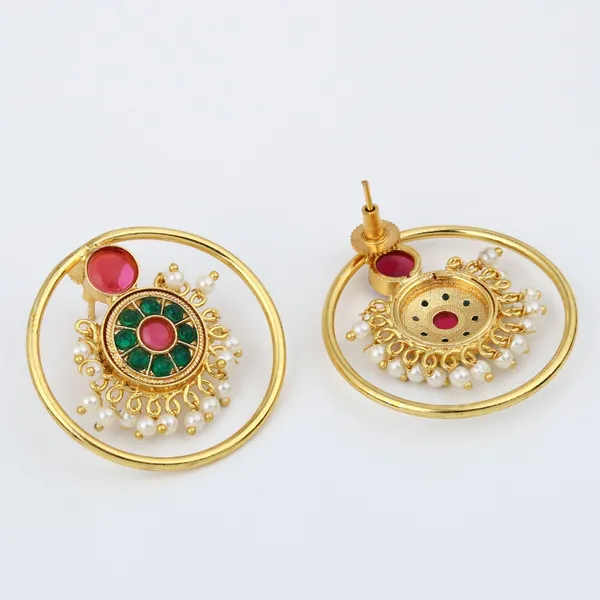 Gold_plated_Circular_Stud
