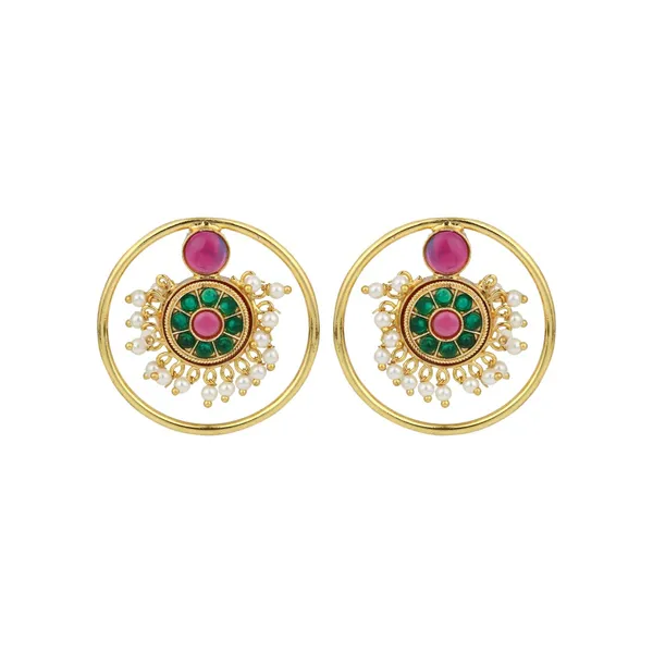 Gold_Plated_Circular_Stud