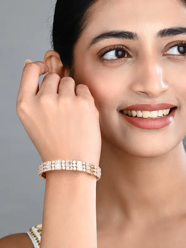 Elegant_Gold-Tone_CZ_Tennis_Bangle_Bracelet