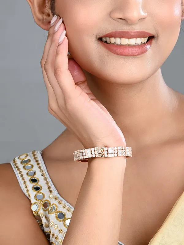Elegant_Gold-Tone_CZ_Tennis_Bangle_Bracelet