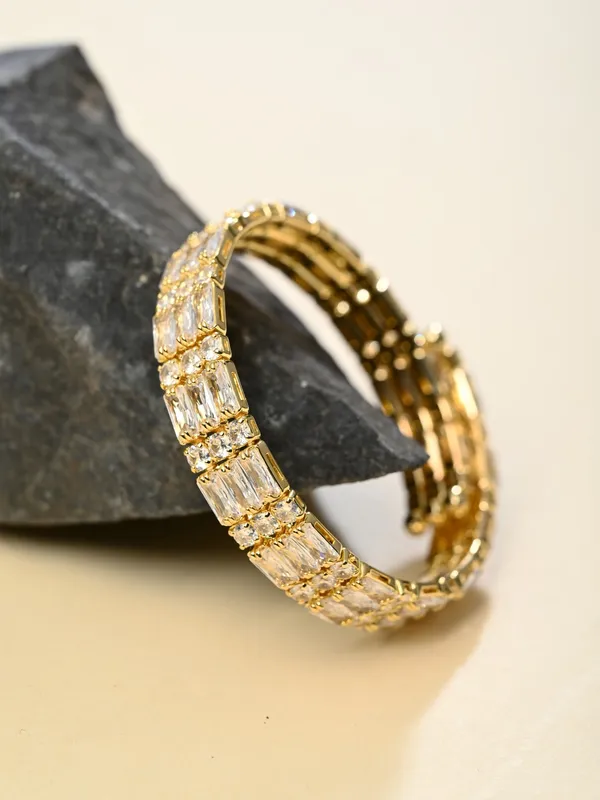 Elegant_Gold-Tone_CZ_Tennis_Bangle_Bracelet