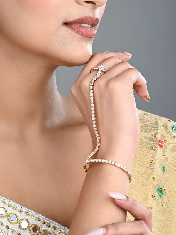 Elegant_Gold-Tone_CZ_Tennis_Bangle_Bracelet