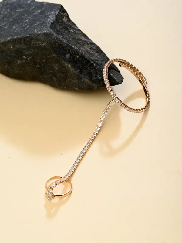 Elegant_Gold_Tone_Cz_Tennis_Bangle_Bracelet