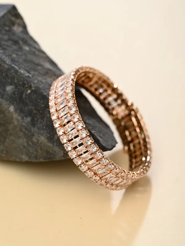 Elegant_Gold-Tone_CZ_Tennis_Bangle_Bracelet