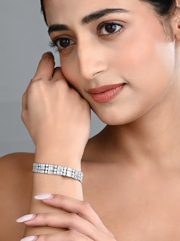 Elegant_Gold-Tone_CZ_Tennis_Bangle_Bracelet