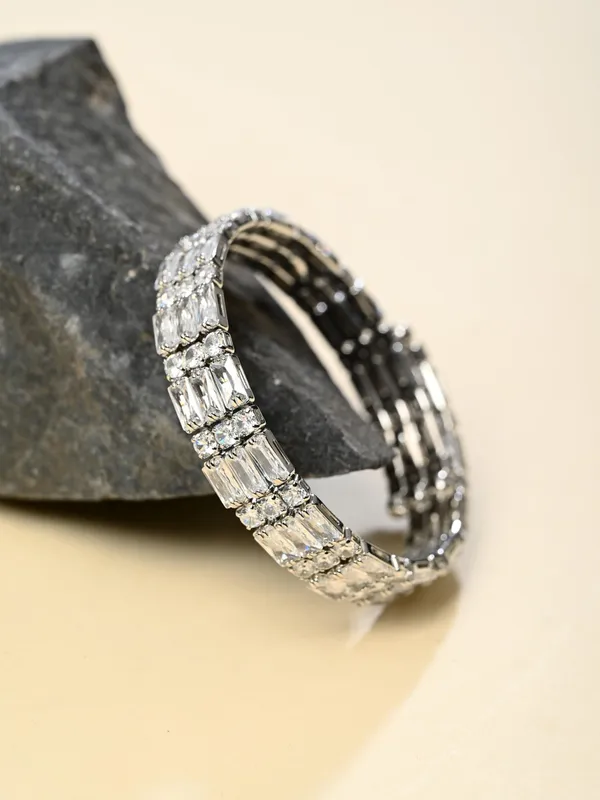 Elegant_Gold_Tone_Cz_Tennis_Bangle_Bracelet