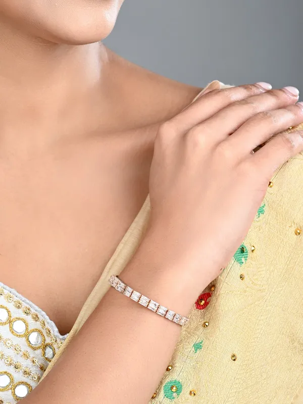 Elegant_Gold-Tone_CZ_Tennis_Bangle_Bracelet