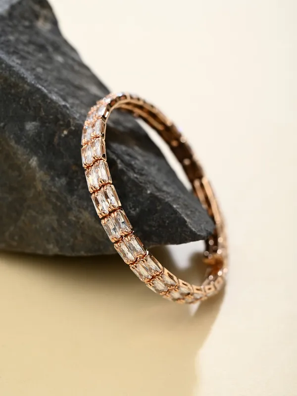 Elegant_Gold-Tone_CZ_Tennis_Bangle_Bracelet