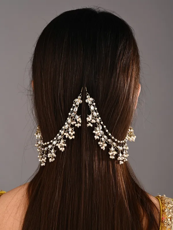 Kundan_&_Beads_double_layered_ear_chains