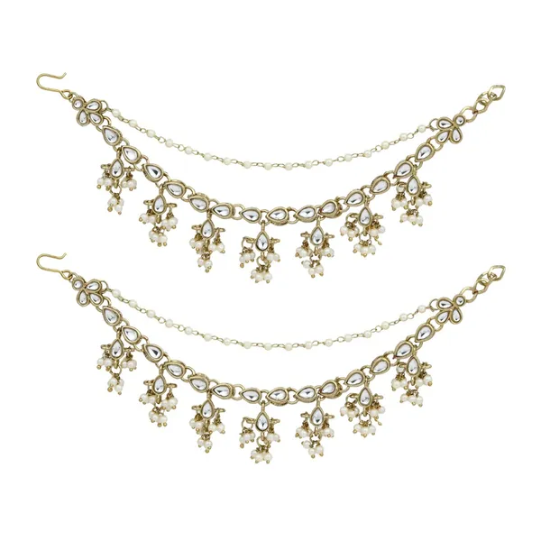 Kundan_&_Beads_double_layered_ear_chains