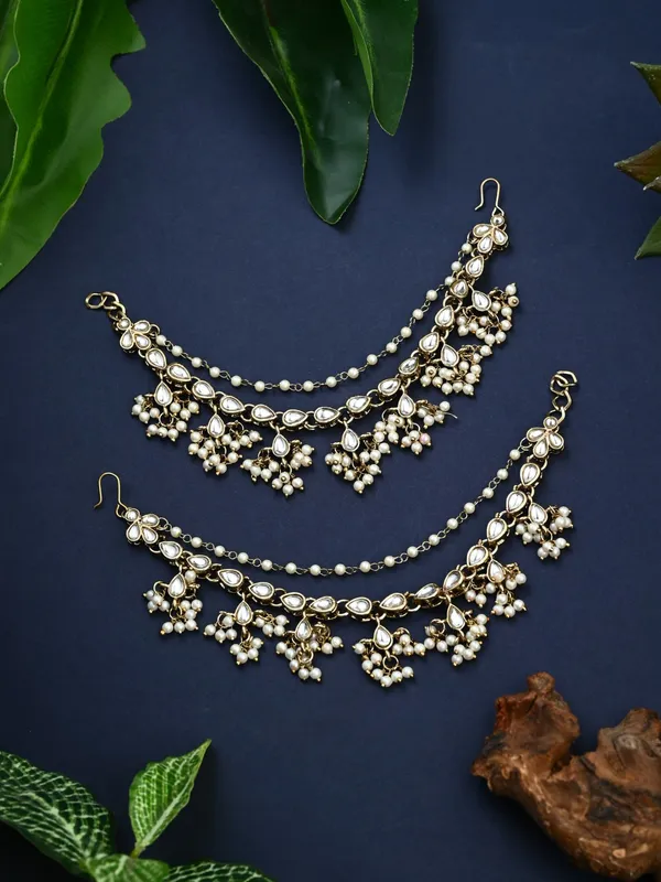 Kundan_&_Beads_double_layered_ear_chains