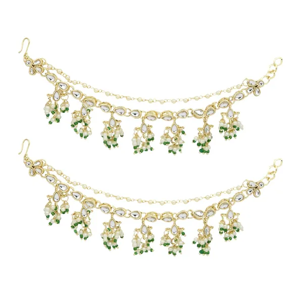 Kundan_&_Beads_Double_Layered_Ear_Chains
